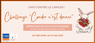 Challenge &laquo;&nbsp;Coudre c&rsquo;est donner&nbsp;&raquo;