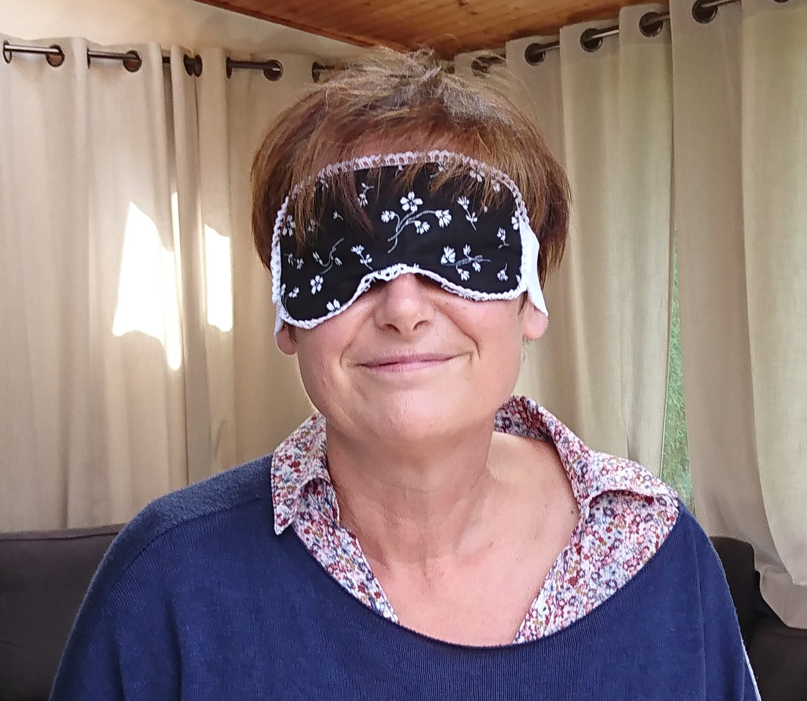 masque de nuit Les réalisations de la Méli-Mélo couture