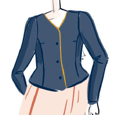 Veste Armélia - Dessin